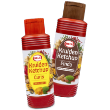 Hela ketchup curry of kruidenketchup pinda